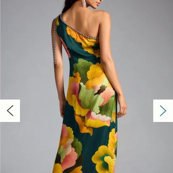 One-Shoulder Farm Rio x Anthropologie Multicolor Dress - Picture 2 of 15